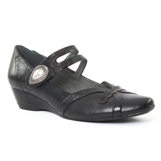 Escarpins Fugitive Scoop Noir Noir, vue principale de la chaussure femme
