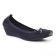 ballerines compensées nubuck bleu mode femme automne hiver vue 1