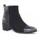 boots talon argent noir mode femme automne hiver vue 1