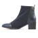 boots talon bleu mode femme automne hiver vue 3
