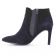 low boots bleu noir mode femme automne hiver vue 3