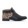 low boots noir léopard mode femme automne hiver vue 2