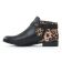 low boots noir léopard mode femme automne hiver vue 3