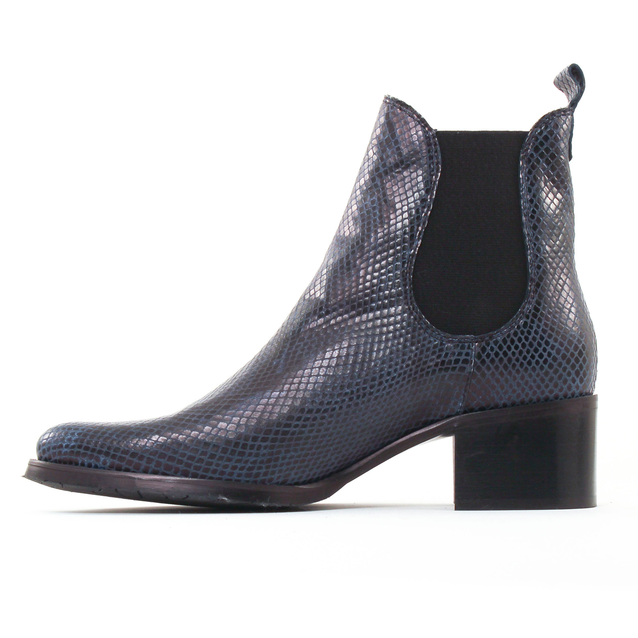 boots femme bleu marine minelli
