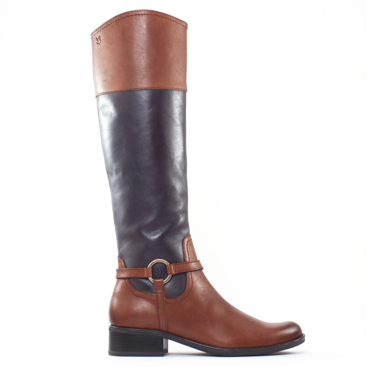 Soldes Bottes Cavaliere Femme Marron En Stock