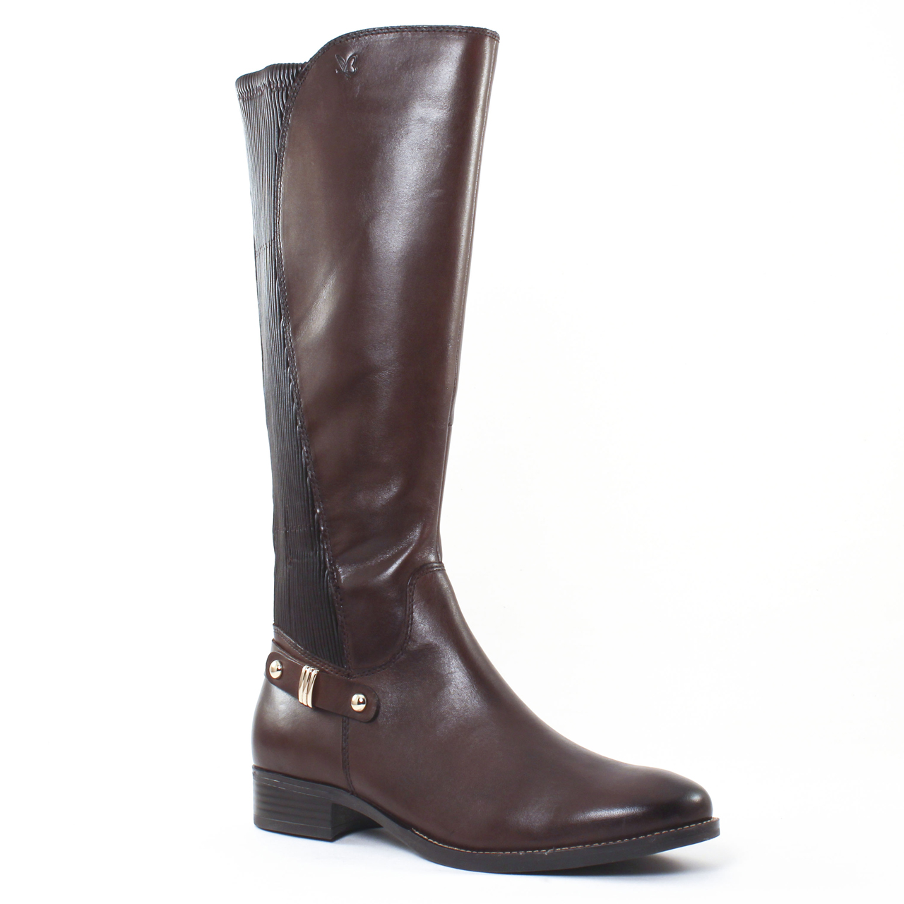 Bottes Cavalières Femme Similicuir - Talon Bas, Tige Genou - Style Minimaliste élégant Pour Toutes Occasions