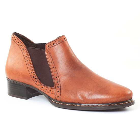 Bottines Et Boots Rieker 53652-24 Muskat, vue principale de la chaussure femme