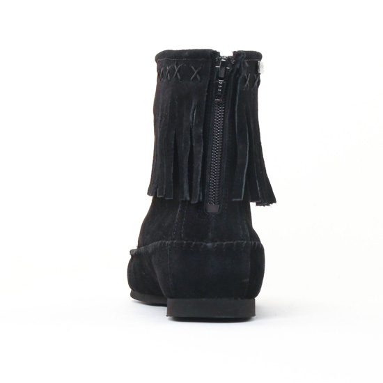 boots noir mode femme automne hiver - Photo Produit 7