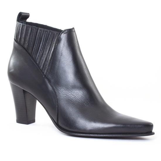 Bottines Et Boots Scarlatine Fanet Crust Noir, vue principale de la chaussure femme