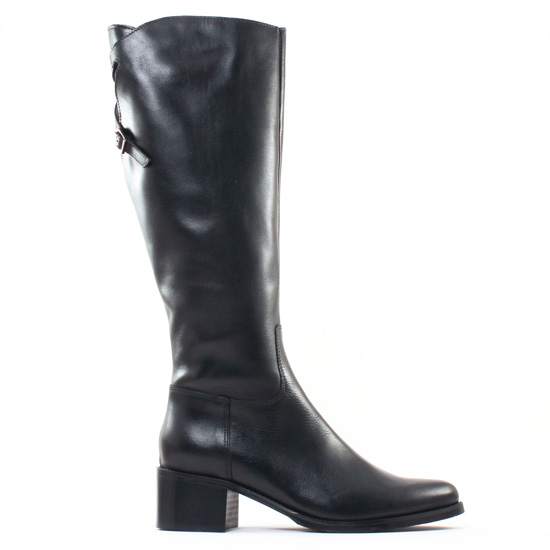 bottes noir mode femme automne hiver - Photo Produit 2