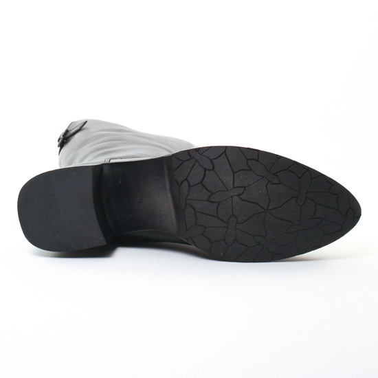 bottes noir mode femme automne hiver - Photo Produit 5