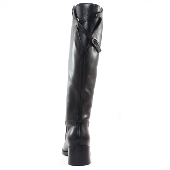 bottes noir mode femme automne hiver - Photo Produit 7