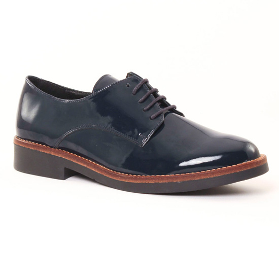 chaussure vernis bleu femme