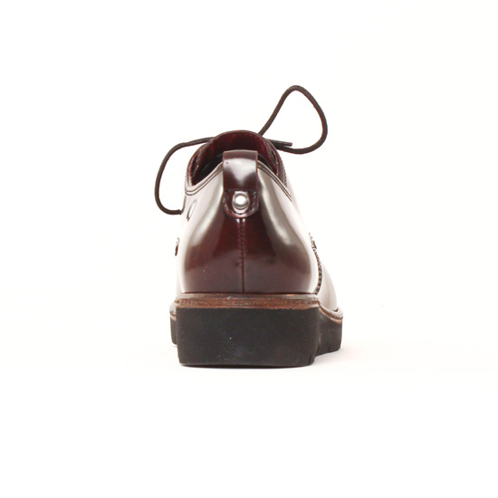 derbys compensées bordeaux mode femme automne hiver - Photo Produit 7