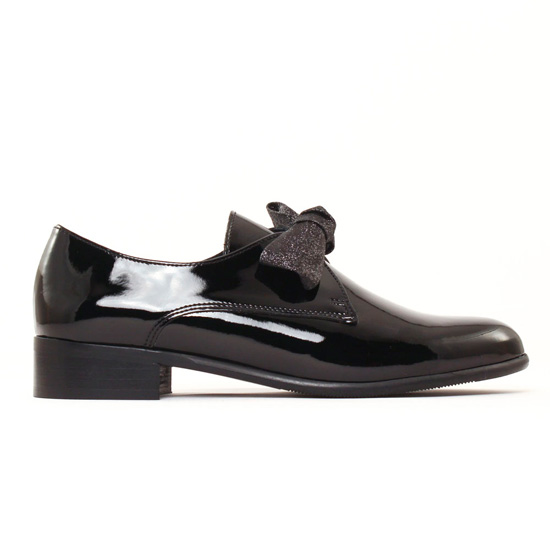 derbies noir paillette mode femme automne hiver - Photo Produit 2