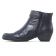 boots bleu marine mode femme automne hiver vue 3