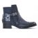 boots bleu marine mode femme automne hiver vue 2