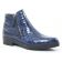 boots vernis bleu mode femme automne hiver vue 1