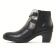 boots confort noir argent mode femme automne hiver vue 3