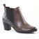 boots élastiquées marron gris mode femme automne hiver vue 1