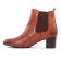 boots élastiquées marron mode femme automne hiver vue 3