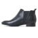 boots élastiquées noir argent mode femme automne hiver vue 3