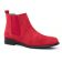 boots élastiquées rouge mode femme automne hiver vue 1