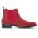 boots élastiquées rouge serpent mode femme automne hiver vue 2
