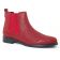 boots élastiquées rouge serpent mode femme automne hiver vue 1
