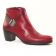 boots rouge mode femme automne hiver vue 1