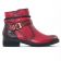 boots rouge python mode femme automne hiver vue 2
