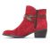 boots Jodhpur rouge mode femme automne hiver vue 3