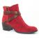 boots Jodhpur rouge mode femme automne hiver vue 1