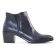 boots talon bleu marine mode femme automne hiver vue 2
