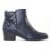 boots talon bleu mode femme automne hiver vue 2