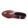 boots talon bordeaux mode femme automne hiver vue 4