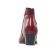 boots talon bordeaux mode femme automne hiver vue 7
