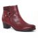boots talon bordeaux mode femme automne hiver vue 1