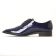 derbys vernis bleu mode femme automne hiver vue 3