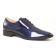 derbys vernis bleu mode femme automne hiver vue 1