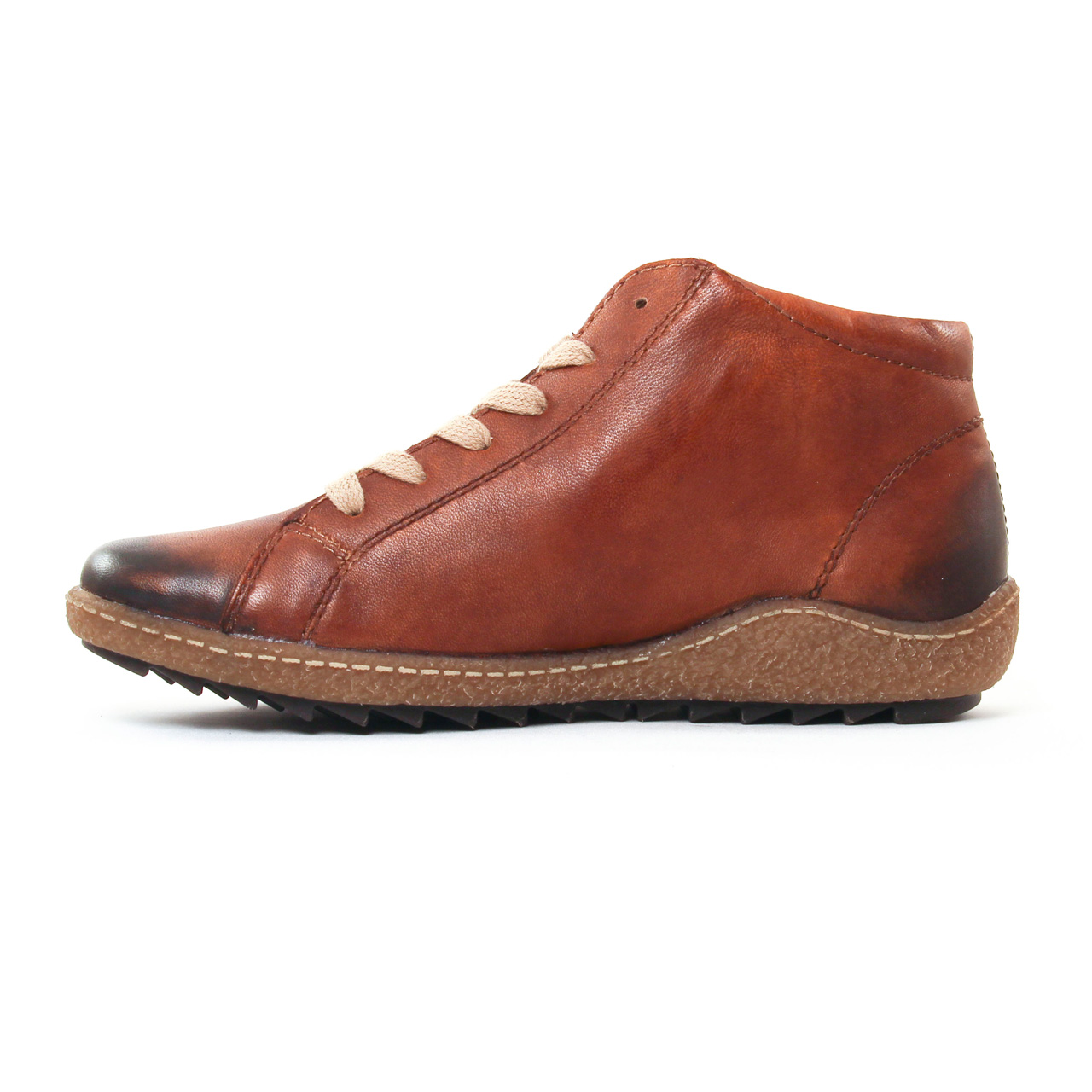 Achat chaussures Remonte Femme Chaussure montante, vente Remonte R8271-22  Chestnut Havane - Basket montante Femme marron
