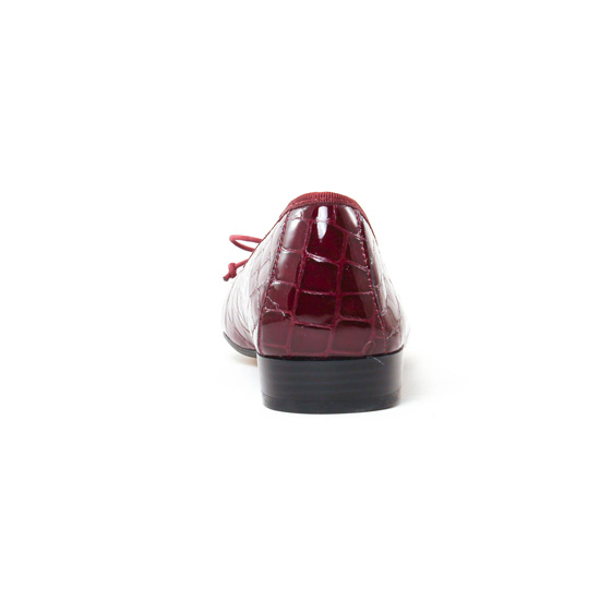 ballerines bordeaux mode femme automne hiver - Photo Produit 7