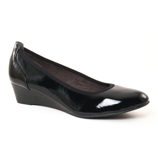 Ballerines Tamaris 22304 Black Patent, vue principale de la chaussure femme