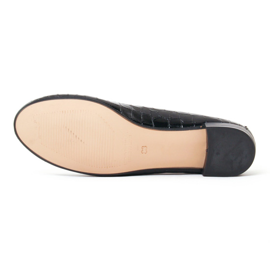 ballerines noir mode femme automne hiver - Photo Produit 5