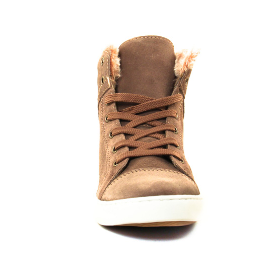 baskets fourrées beige mode femme automne hiver - Photo Produit 6