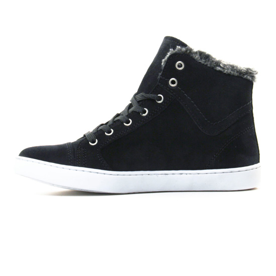 Scarlatine 267 Noir | basket fourrées noir automne hiver Scarlatine 267 Noir | basket fourrées noir automne hiver