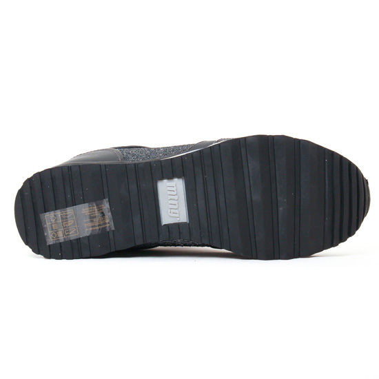 baskets mode gris noir argent mode femme automne hiver - Photo Produit 5