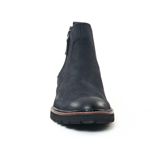 boots bleu marine mode femme automne hiver - Photo Produit 6