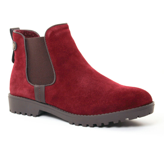 Bottines Et Boots Carmela 65695 Burgundy, vue principale de la chaussure femme