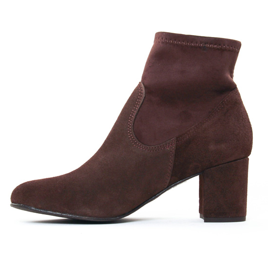boots marron mode femme automne hiver - Photo Produit 3